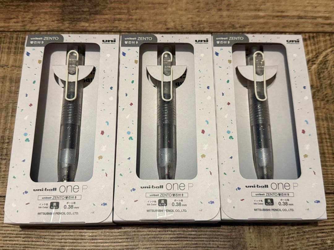 uniballONE P×3 ,ZENTO Signature modelセット